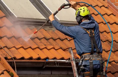 Démoussage et hydrofuge de toiture à Roubia